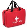 UV STYLISH Borsa per Medicinali da Viaggio, Grande Capacità Impermeabile Pronto Soccorso Medicina Borsa Viaggio per la Scuola, Campeggio, Casa (Rosso)