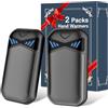 DDKJ Scaldamani Ricaricabile, 2 Pezzi Scaldamani Elettrico USB con 3 Livelli di Calore, Scalda Mani Elettrici Portatile, Scaldino Mani Riutilizzabile Magnetico 5500mAH per Raynauds Sport all'Aria Aperta