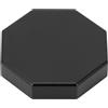 AOWINHIT Custodia Magnetica per Stecca da Biliardo, Mini Custodia per Gesso da Biliardo Portatile per Giocatori, Alluminio 2,8x2,8x0,5 Cm (Nera)