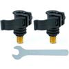 Tufgo Set di adattatori a connessione rapida per pesca alla carpa, compatibile con barra cicalino e allarme morso (2 pezzi)