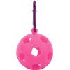 Bediffer Custodia per Pallina da Custodia Morbida in Silicone con Portachiavi per un Facile Trasporto Accessorio per Allenamento da Opzioni Colorate (Rosso roseo)