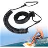MAJOYLIFE 10 ft Surf Leash,Retrattile SUP Surfboard Leash,Surfboard Safety Corda di sicurezza per Stand Up Paddle Board (nero)