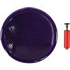 Gucagle Yoga Balance Pad Cuscino morbido ispessito per il recupero della caviglia con pompa Colore viola Materiale ecologico Design per massaggio su entrambi i lati per allenamento
