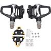 Glomora Road Bike Pedals Nylon Fiber Body CR MO Steel Axle Self Locking Clipless Pedals with Cleats for Bicycle Cycling