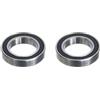 Serenophile Cuscinetti a sfera a sezione sottile 6802RS 15x24x5mm, cuscinetti sigillati in gomma in acciaio 61802-2RS per riparazione ruota mozzo bici da strada