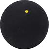 Qqmora Palline da Squash a Punto Singolo in Gomma da 37 Mm per Allenamenti Entry-level, Perfette per Principianti e Giocatori Intermedi (unico punto giallo)