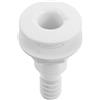 VANZACK Sfiato di Plastica Bianco per Barche Design Elegante, Resistente a UV, Acqua Salata e Sostanze Marine, Adatto per Scarico Sentina e Pompe di Sentina