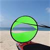 Qqmora Tavola da Paddle Pieghevole per Sottovento, 108 Cm, Vela Leggera per Kayak per Uso Esterno Durevole, Facile Installazione, PVC, Verde (Lago Blu)