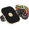 SYCARPET Maple Drift Board Free Skate Skateboard Diviso con Graffiti Colorati e Cuscinetti di Fascia Alta per Adulti Principianti