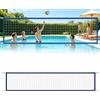 Generic Rete di ricambio per pallavolo da piscina, 4,5 x 0,9 m, misura universale, in polietilene resistente, per piscine fuori terra e interrate, rete da pallavolo impermeabile per cortile, spiaggia e tornei