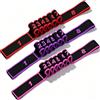 MeoZynxadril 3 Pezzi Elastico Fasce di Resistenza, Yoga Stretching Band con 8 Loops, Cinghia Yoga, Elastico Pilates, Elastic Band, per Pilates, Stretching, Fitness, Ginnastica, Danza e Allenamento