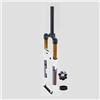 NIKANXIA Forcella a Sospensione pneumatica for Mountain Bike 26/27,5/29 Pollici, Escursione 120 mm, Tubo Albero da 1 1/8, sgancio rapido 9x100 mm, Supporto Freno a Disco e Blocco Manuale
