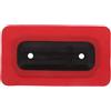 TEHAUX Supporto per Pinna da Surf in PVC Resistente all'Usura, Montaggio Rapido per Tavola da Paddle Gonfiabile, Adattatore Rosso per Scatola Pinna SUP e Accessori Surf