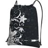 YYHHAOFA Novità Boho astratto fiori stampa coulisse cerniera zaino - leggero impermeabile palestra borsone con tasca per viaggi sport yoga