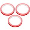 GATHINESS Nastro Pezzi Bordi da Racchetta Anticollisione per Adesivo, 3 Rosso, Protezione Bordo Ping Pong Gioco Competitivo e'aperto