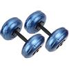 AOWINHIT Manubri Portatili Regolabili Riempiti D'Acqua per L'allenamento dei Muscoli delle Braccia a Casa con Manico Antiscivolo Sicuro in Blu o 8-10 Kg 4 Pezzi (Manubrio blu da 8-10 kg)