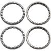 Serenophile Set di 4 cuscinetti a sfera da 40 mm per cuffie, cuscinetti a sfera in acciaio per bici da corsa e mountain bike, pieghevoli, forcella anteriore e movimento centrale