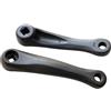 Vibsky Pedivella Sinistra per Bicicletta 140mm152mm Lega di Alluminio Foro Rombico Design 14mm Filettatura Pedale Nero
