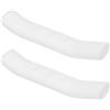 ibasenice Copri Leva Freno Bici in Silicone Bianco 1 Paio Design Ergonomico per Mountain Bike Protezione Manopole e Riduzione Affaticamento Mani
