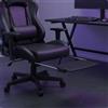 Poggiapiedi con Barre in Metallo Stabile Accessorio Robusto per Smart Working