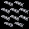 NECXON 10 clip per tende per tende di carta, clip in plastica trasparente per tende temporanee Clip per tende per tende oscuranti di carta temporanee