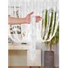 Whakano 1 tenda a fili con cuore, zanzariera, divisorio, tenda per porta, finestra, decorazione per la casa, per feste, matrimoni, caffetterie, ristoranti, bianco