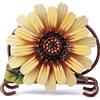 Alvinlite - Porta Tovaglioli da Tavola in Carta con Girasole, in Ferro Battuto, a Forma di Fiore