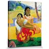1art1 Paul Gauguin Poster Stampa Artistica su Tela Quando Ti Sposi? Nafea FAA Ipoipo, 1892 Quadro da Parete sulla Barella | Murale XXL | Immagine 50x40 cm