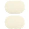 QUARKZMAN 2Pcs Fondo In Legno Per Cestino 20x30cm Ovale Per DIY Materiali