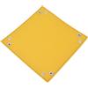 Jeffergarden Svuotatasche, 20x20cm vassoio in pelle resistente all'usura per chiave telefono orologio giallo