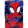 CARTOON Plaid Spidey Marvel per bambini 100 x 150 cm coperta in pile 100% morbido poliestere 210 gsm