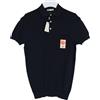 SUITSUPPLY T-Shirt In Cotone Puro Uomo XS Polo In Maglia Manica Corta Blu Navy