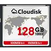 Cloudisk Scheda di memoria CompactFlash CF Scheda di memoria Compact Flash Card Prestazioni per fotocamera fotografica (128GB)