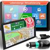 Retoo Navigatore per auto GPS - 9, 8 GB di memoria, Dual Core 800 MHz, CE 6.0, Touch Display Tablet Navigatore, Multimedia (video/musica/foto/giochi), facile da usare, supporto auto incluso