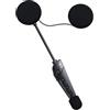 OBEST Cuffie Bluetooth per caschi da moto, interfono per due persone, portata fino a 500 m, vivavoce, riproduzione musicale, assistente vocale, universale per tutti i caschi