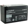 ULTRA MAX Ultramax - Batteria al piombo acido, ricaricabile, NP7-12 da 12 V e 7 Ah, NP9-12, NP6-12