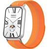 GIOPUEY Cinturini Compatibile con Xiaomi Band 9 PRO/8 PRO, Cinturino in Morbido Nylon Intrecciato [Unisex] [Traspirante] - Orange