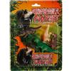 DinoWorld playset dinosauro 8 cm 7 pezzi