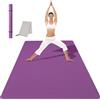 CAMBIVO Tappetino Palestra Grande 183x122cm, 6mm/8mm/10mm/12mm Yoga Mat TPE Extra Largo Antiscivolo, Materassino Pilates per Fitness Esercizi Workout Casa