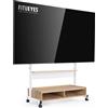 OEM Supporto TV retrattile con rotelle per televisori da 70-100 pollici, altezza regolabile, max. 80 kg