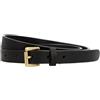 Gusti Leder Gusti Cintura in Sarina stile vintage in vera pelle nera