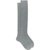 Gallo - Calze Lunghe Uomo Cashmere Grigio Medio Tinta Unita