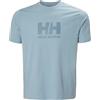Helly Hansen T-Shirt da Uomo con Logo HH 3.0, Blu Vento, XXL, Blu Ventoso, XXL