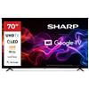 Sharp 70HP5265E TV 177,8 cm (70) 4K Ultra HD Smart TV Wi-Fi Nero GARANZIA ITALIA