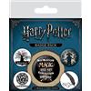 ‎Pyramid International Badge Pack RD-RS461074 Insignia de símbolos de Harry Potter, Multicolor, 10 x 12