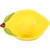 Cabilock Set di Stoviglie al Limone in Ceramica da 200 Ml, Ciotola da Dessert a Forma di Limone Design Cartone Animato, Piatto Decorativo Multifunzionale per Cucina e Feste, Facile