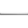 SARO QUICK L 600 - Barra portacomande in alluminio satinato, da 600 mm, per cucina e bancone, con strisce adesiva e fori per viti, inserimento rapido senza pericolo di lesioni