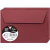 Clairefontaine 5886C - Pacco da 20 Buste autoadesive - Formato C6 11,4x16,2cm - 120g - Colore bordeaux -Inviti Eventi e Corrispondenza - Gamma Pollen - Carta Premium Liscia
