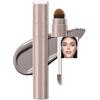 Jutqut Bronzer e colore liquido, superficie opaca di lunga durata, altamente pigmentata, facile da macchiare, consistenza morbida per il trucco sagomato, vegano (01 grigio freddo)