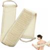 WUYJI Luffe da bagno,Una spugna di luffa esfoliante naturale, una spugna di luffa massaggiante per la schiena, adatta per il bagno e la doccia.